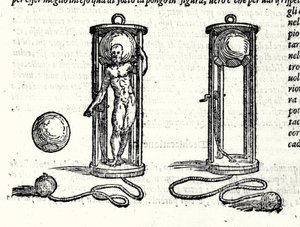 Project of the First Diving Suit by Nicoli Fontana Known as Tartaglia by Unknown artist