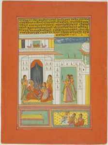 Raga Dipak, Page from a Jaipur Ragamala Set