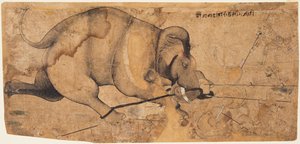 Rao Ram Singh I’s Elephant Gone Amok by Unknown artist