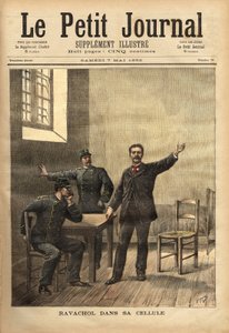 Ravachol (1859-1892, or Francois Claudius Koenigsberg) in his cell, after his hearing at the assizes on April 26 by Unknown artist