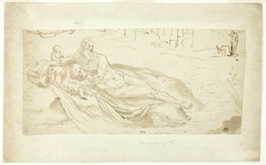 River Tiber, with Romulus and Remus by Unknown artist