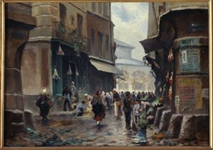 Rue Pirouette, circa 1880, Present-Day 1st Arrondissement, between 1875 and 1885 by Unknown artist