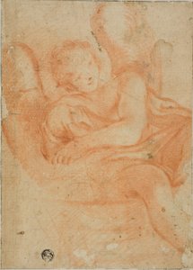 Seated Angel by Unknown artist