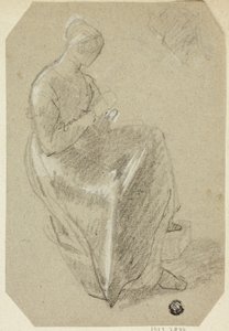 Seated Woman by Unknown artist