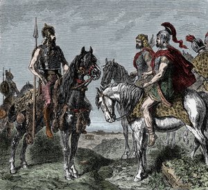 Second Punic War: Gauls Refuse to Rise in Favor of Hannibal by Unknown artist