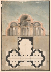 Section, Small Domed Building