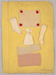 Sewing instruction book samples by Unknown artist