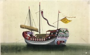 Ship paintings by Unknown artist