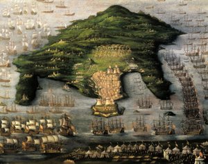 Siege of Corfu, Greece