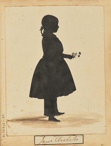 Silhouette of a Girl by Unknown artist