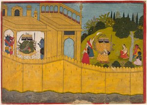 Sita in the Garden of Lanka, From the Ramayana epic of Valmiki