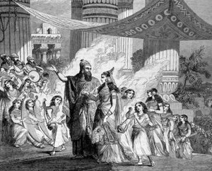 Solomon leads the Pharaoh