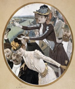 Spectators at the races