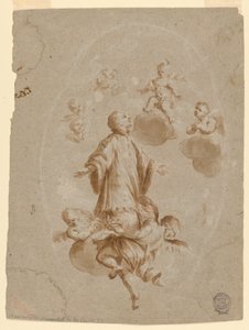 St. Aloysius Gonzaga is Received in Heaven by the Christ Child by Unknown artist