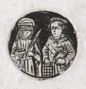 St. Lawrence and St. Lucy by Unknown artist