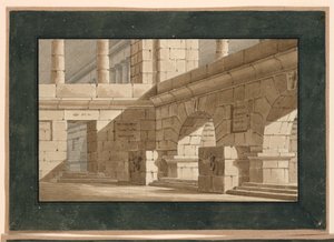 Stage Design, Court of Antique Building by Unknown artist