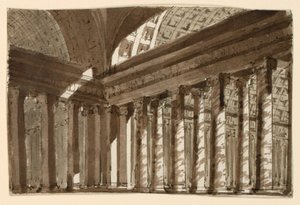 Stage Design, Interior of Hall by Unknown artist