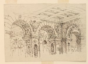 Stage Design, Palace Interior by Unknown artist