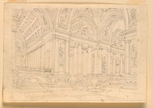 Stage Design, Palace Interior by Unknown artist
