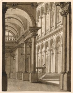 Stage Design, Renaissance Portico by Unknown artist