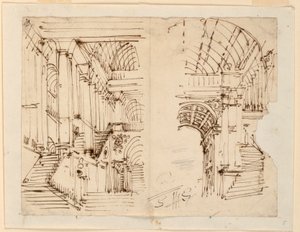 Stage Design, Staircases by Unknown artist