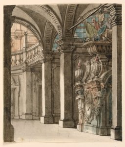 Stage Design, View into Apse by Unknown artist