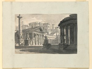 Stage Design, View of Antique Town