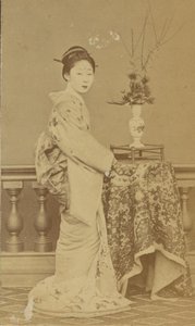 Standing Japanese Woman by Unknown artist