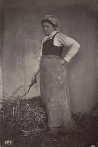 Standing Woman with a Scythe by Unknown artist