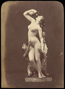 Statue of Woman and Satyr by Unknown artist
