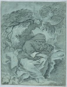 Study for St. Paul the Hermit by Unknown artist