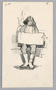 Study of a Young Boy by Unknown artist