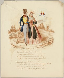 Sweet is the Breath of Early Morn (valentine) by Unknown artist