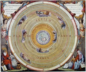 System of the World of Ptolemy - from Harmonia Macrocosmica by Unknown artist