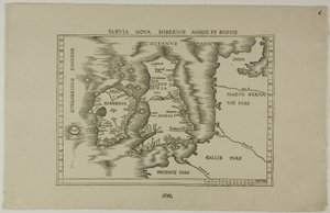 Map of New Ireland, England and Scotland by Unknown artist