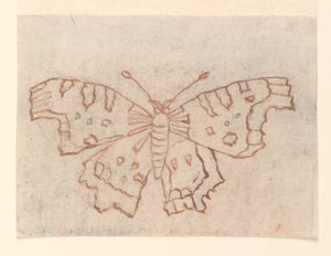 Textile Design: A Butterfly by Unknown artist