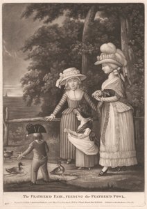 The Feathered Fair, Feeding the Feathered Fowl by Unknown artist