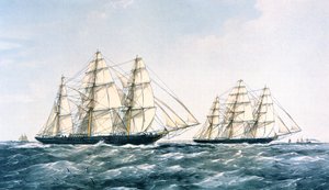 The Great Clipper Ship Race of 1866 between the 