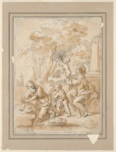 The Holy Family with Saint John