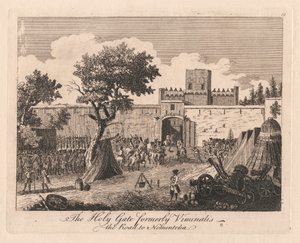 The Holy Gate formerly Viminalis, The road to Nomentena by Unknown artist