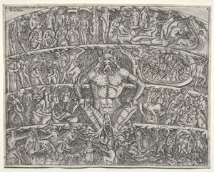 The Inferno According to Dante, after the Fresco in the Campo Santo at Pisa by Unknown artist