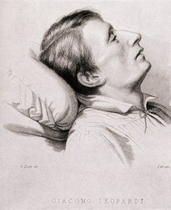 The Italian Poet Giacomo Leopardi on His Deathbed