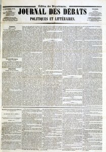 The Journal of Debates of 05/09/1845 by Unknown artist