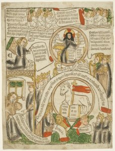The Lamb Receiving the Sealed Book, folio C from The Apocalypse