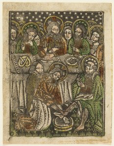 The Last Supper and Christ Washing the Feet of the Apostles by Unknown artist