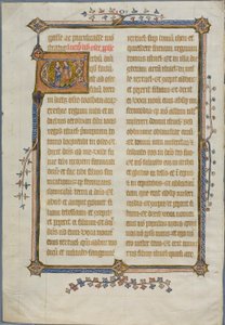 The Marriage of Hosea and Gomer in a Historiated Initial 
