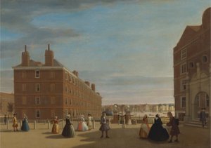 The Paper Buildings, Inner Temple, London by Unknown artist