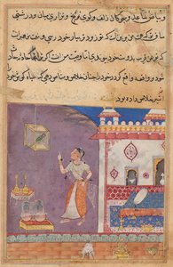 The Parrot Addresses Khujasta at the Beginning of the Twenty-ninth Night (Tales of a Parrot)