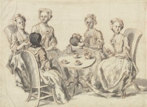 The Tea Party by Unknown artist