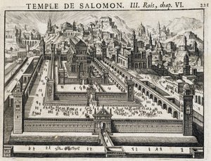 The Temple of Solomon - The Bible by Unknown artist